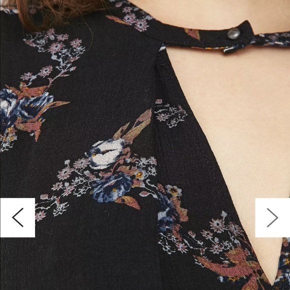 Free People Tree Swing Dress in Black Combo - Picture 8 of 10